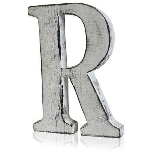 personalised shabby chic decorative letter r Personalised Shabby Chic Decorative Letter R