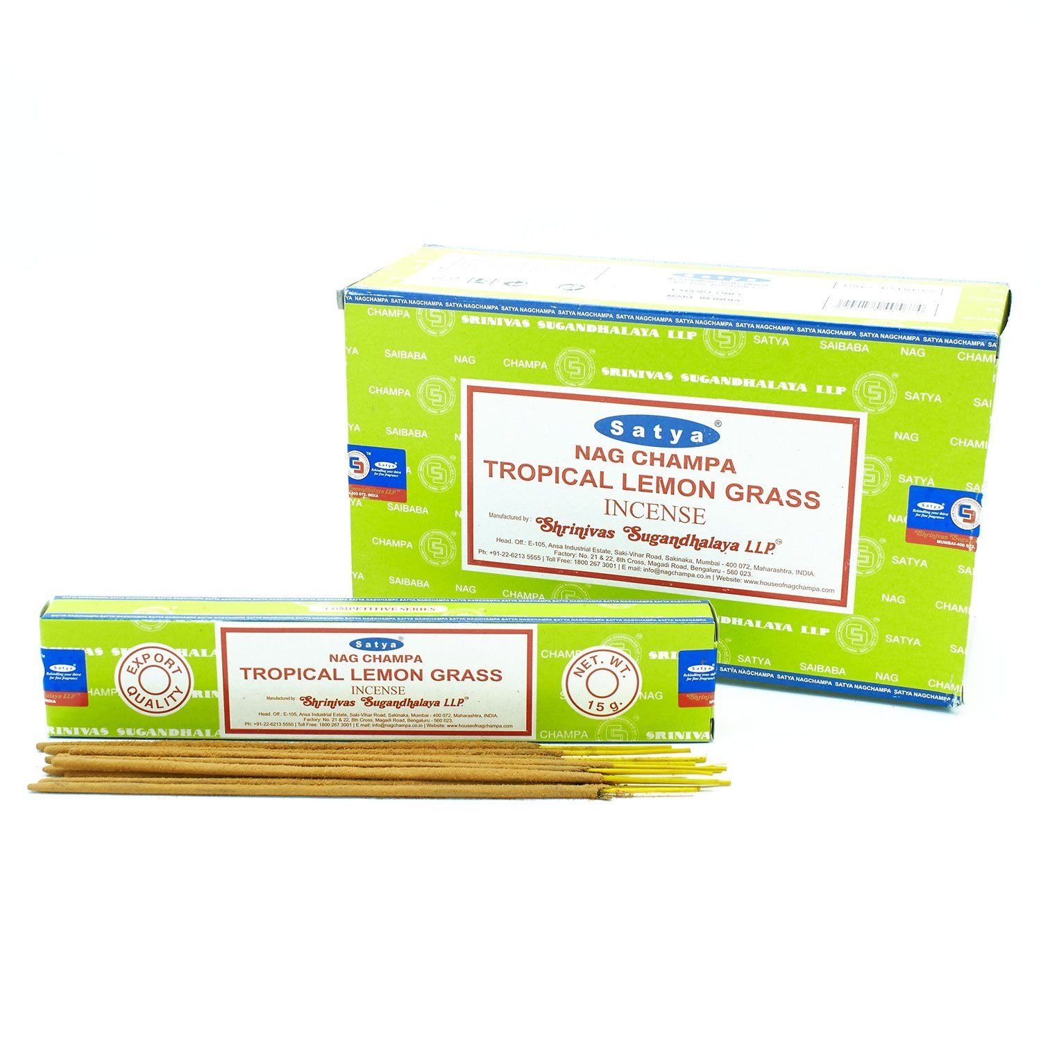 energising incense sticks tropical lemongrass blend Energising Incense Sticks Tropical Lemongrass Blend - Image 2