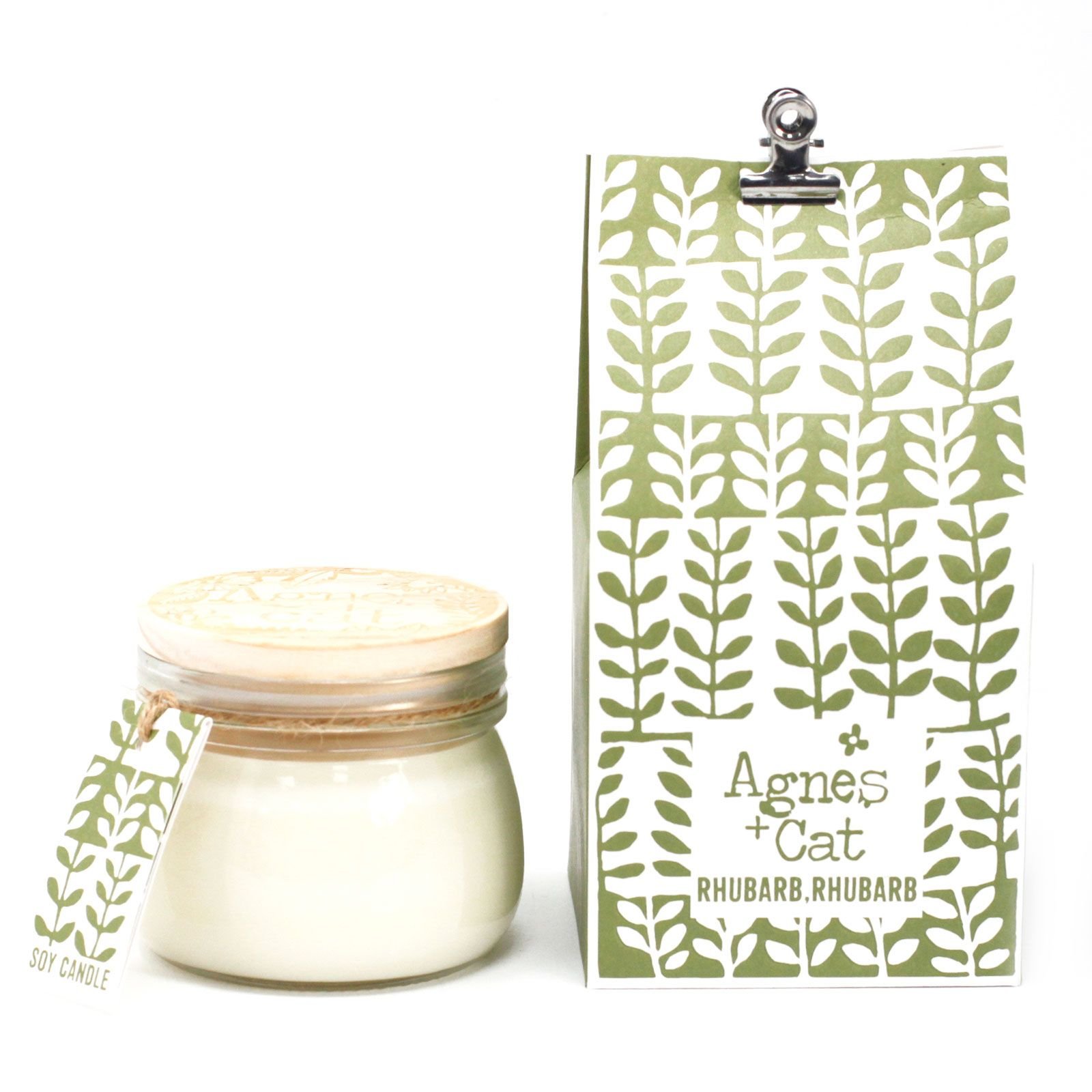 uplifting soy jar candle rhubarb garden Uplifting Soy Jar Candle Rhubarb Garden