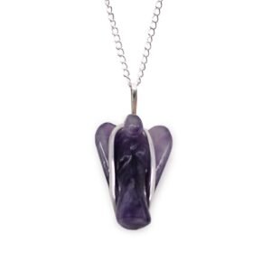 Serenity Guardian Angel Pendant Amethyst