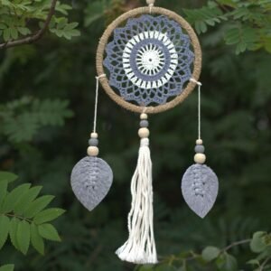 Calming Dreams Vegan Grey Elemental Dreamcatcher