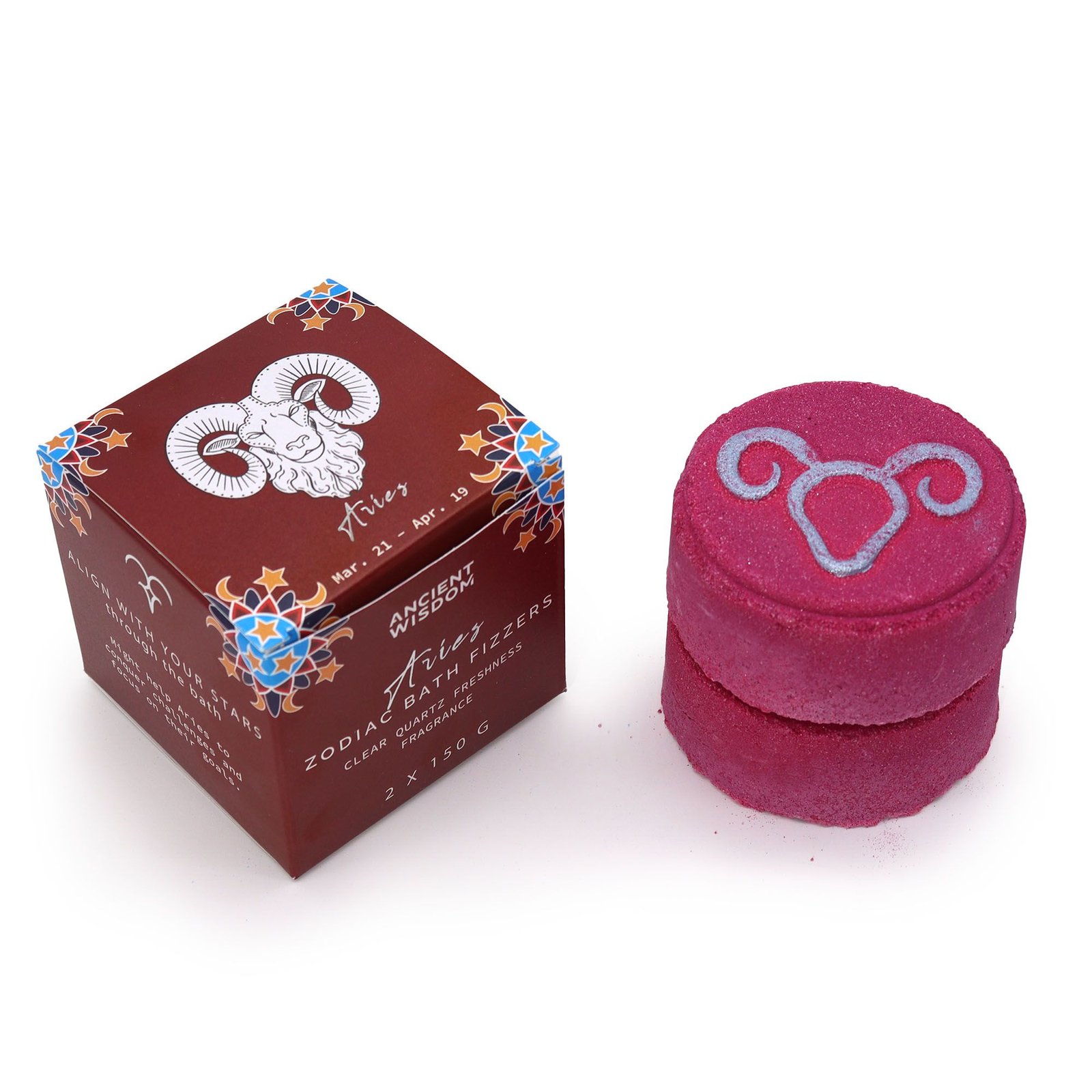 energising zodiac bath fizz set aries Energising Zodiac Bath Fizz Set Aries - Image 4