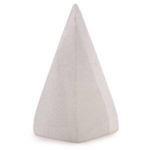 Spiritual Elevation Pyramid Selenite Crystal