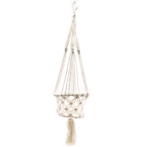 Boho Hanging Plant Holder Natural Macramé