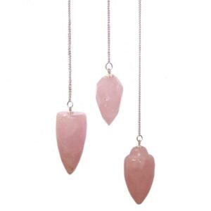 Heart-Centred Divination Pendulum Rose Quartz