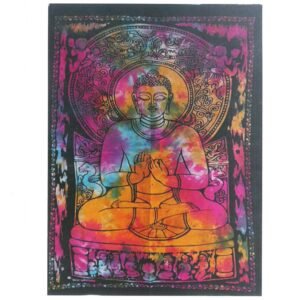Peaceful Buddha Sanctuary Cotton Wall Tapestry