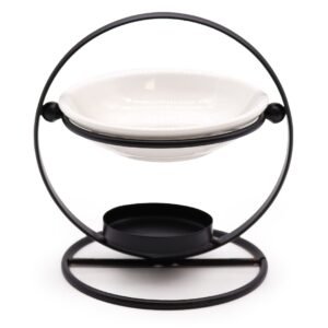 Timeless Circle Oil Burner Ceramic Round Stand