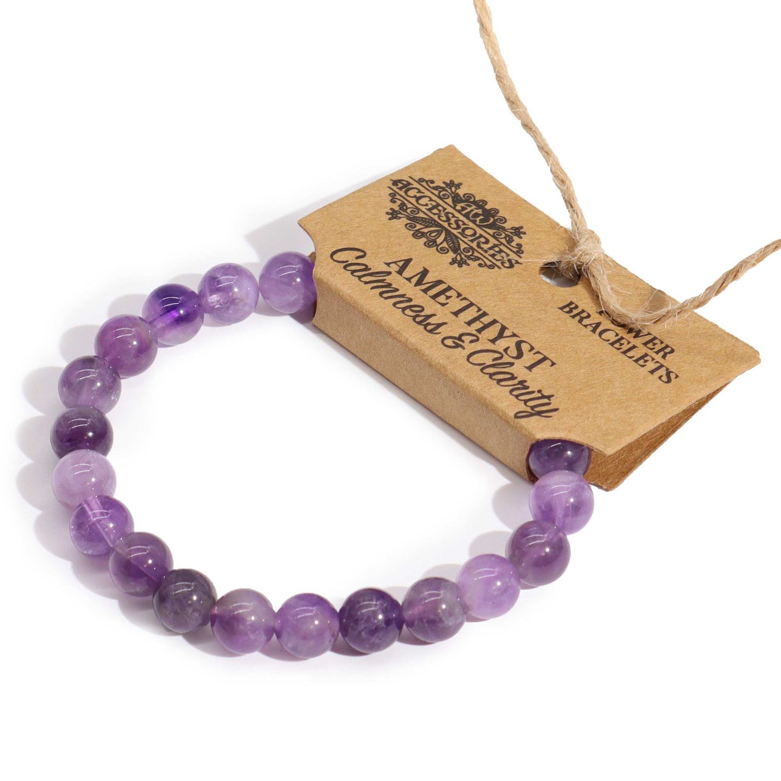 calming energy power bracelet amethyst Calming Energy Power Bracelet Amethyst
