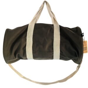 Motivational Sports Gym Bag Olive Green