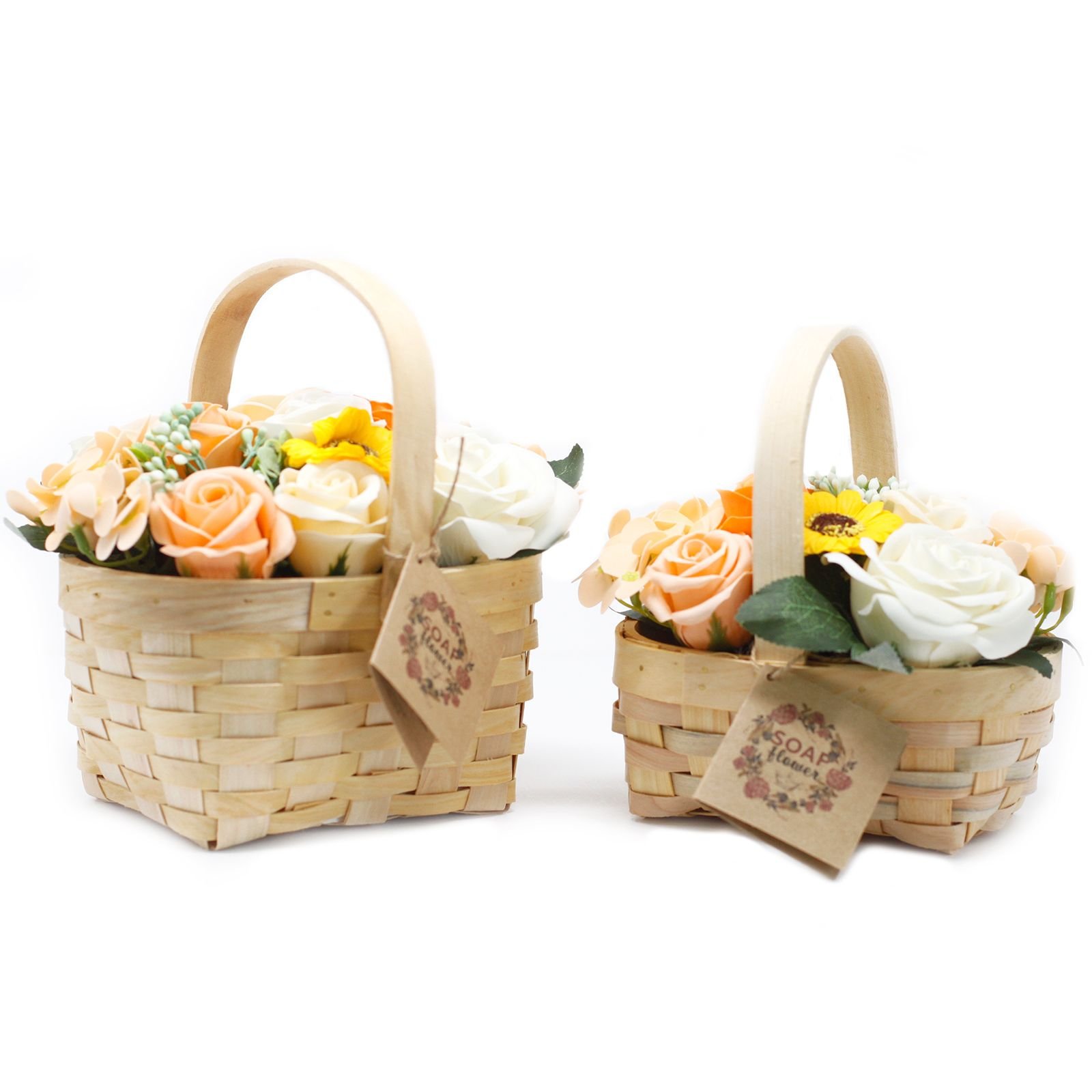 energising bath soap flower basket orange Energising Bath Soap Flower Basket Orange - Image 2