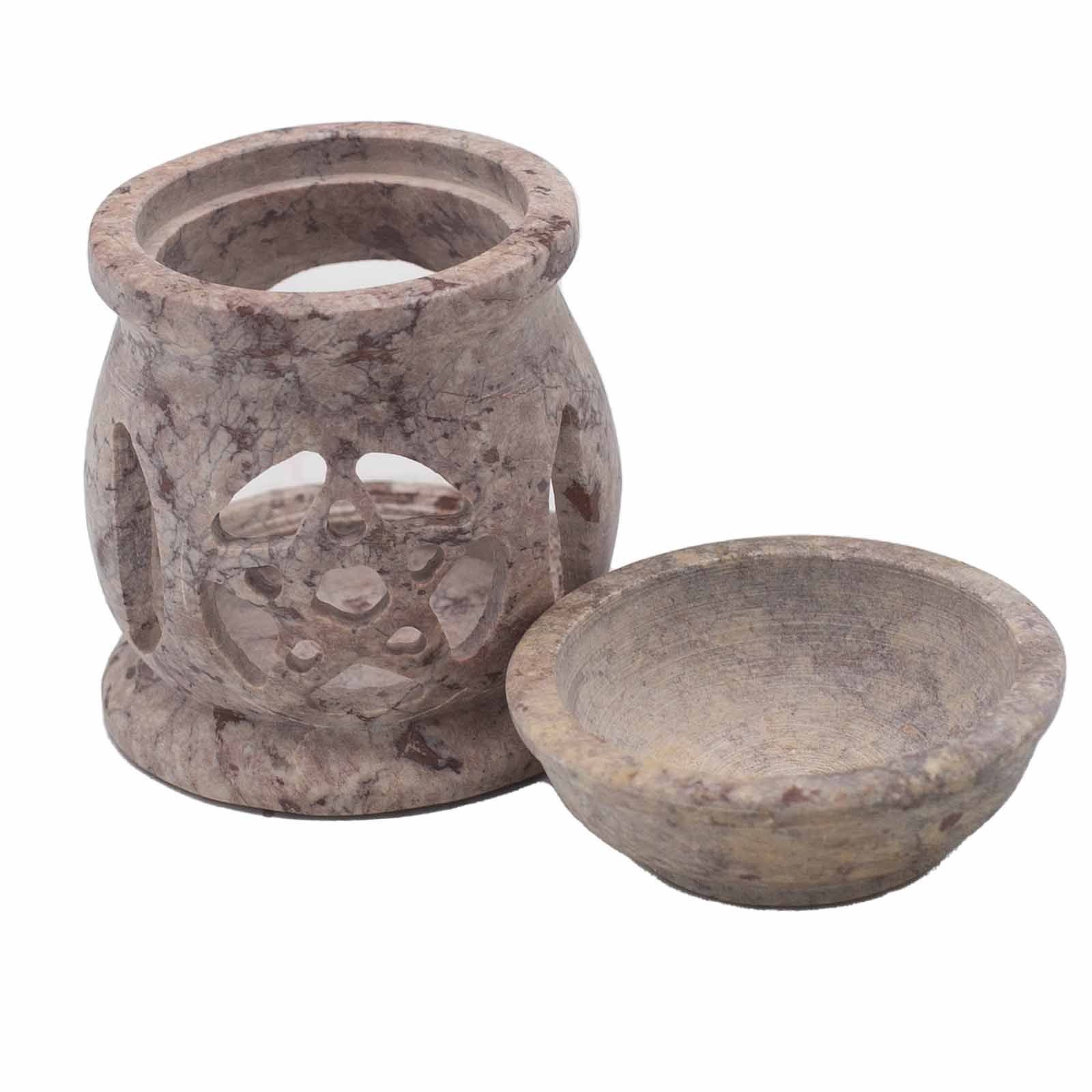 Mastencová rituálna aromalampa Trojitý mesiac Mystická mastencová aromalampa Trojitý Mesiac – Obrázok 2