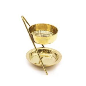 Timeless Brass Resin Incense Warmer Fixed Height