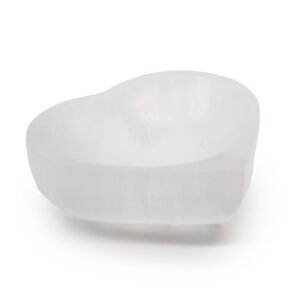 Cleansing Crystal Trinket Bowl Selenite Heart
