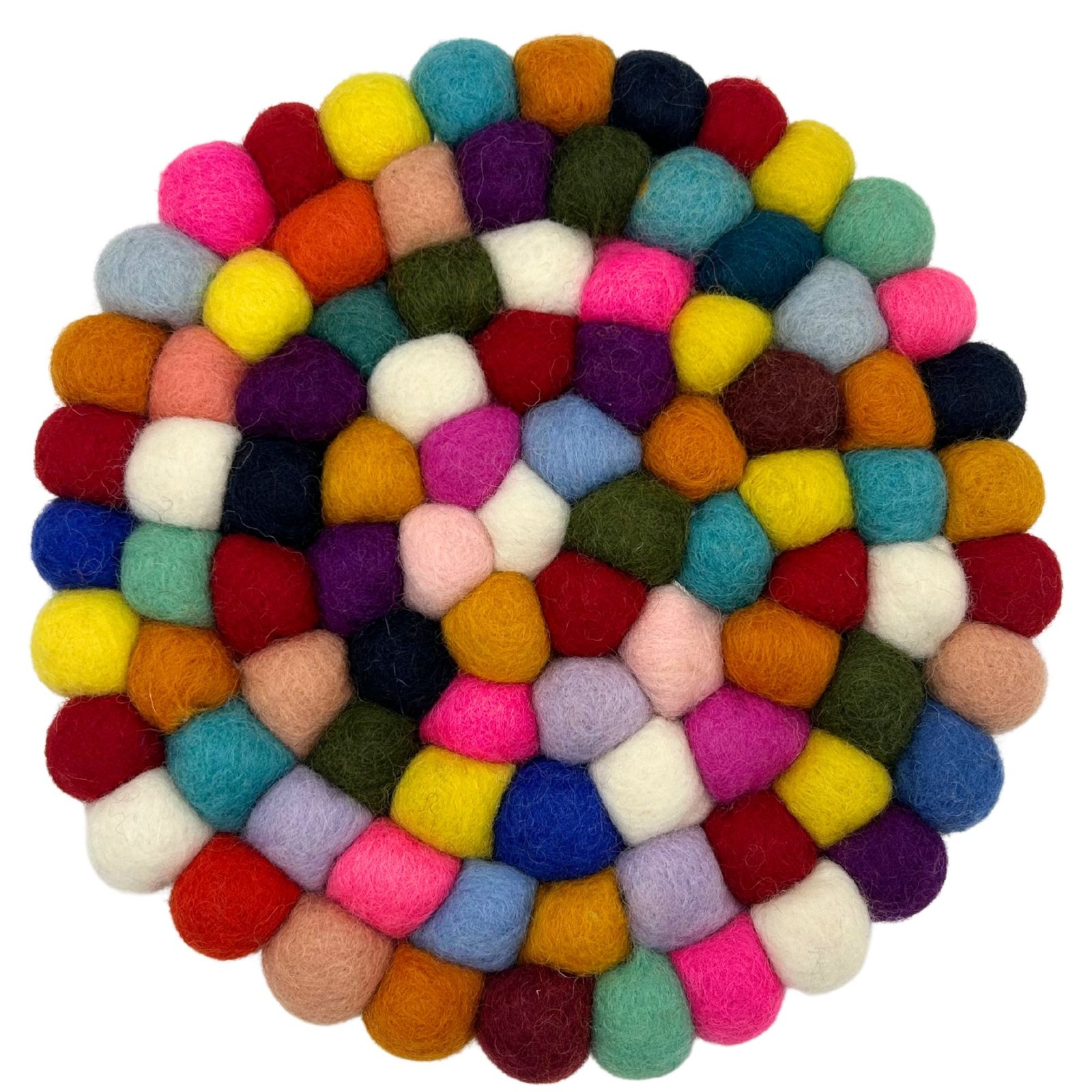 joyful heat-protecting round wool felt trivet Joyful Heat-Protecting Round Wool Felt Trivet - Image 2