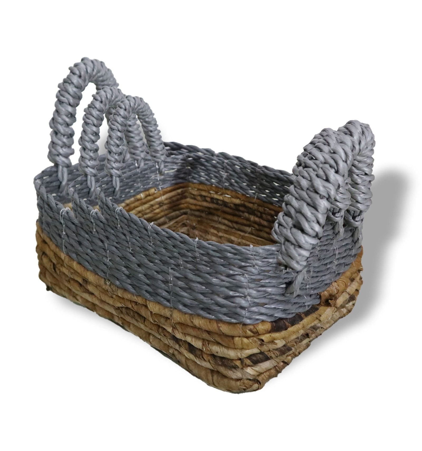 serene neutral storage baskets banana leaf trio Serene Neutral Storage Baskets Banana Leaf Trio - Image 6