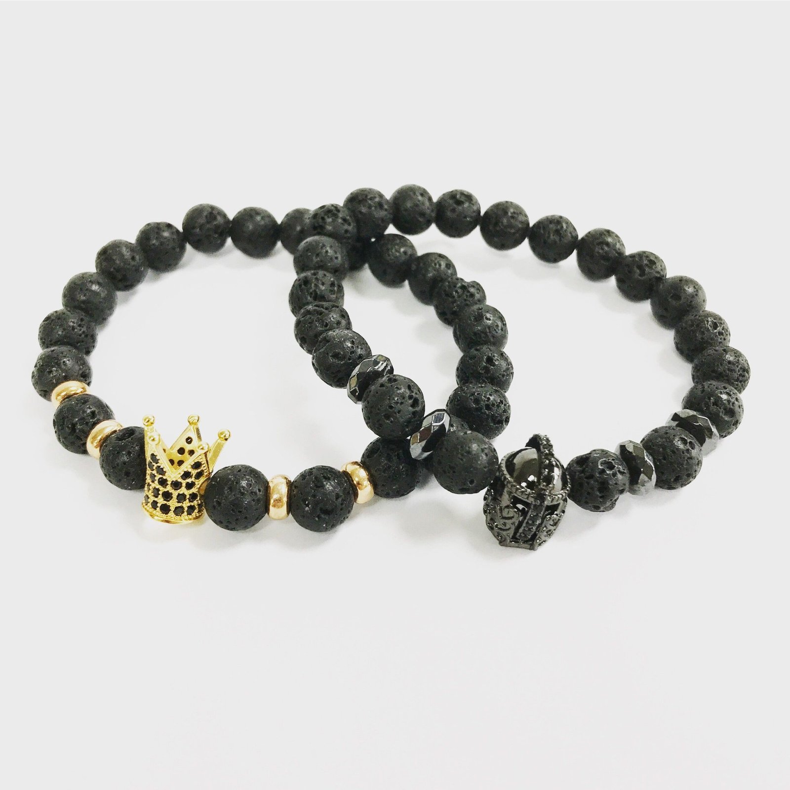 courage grounding bracelet lava stone helmet Courage Grounding Bracelet Lava Stone Helmet - Image 2