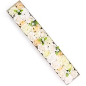 Wedding Blessing Soap Flower Gift Box Ivory