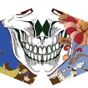Vibrant Comfort Face Mask Colourful Calavera