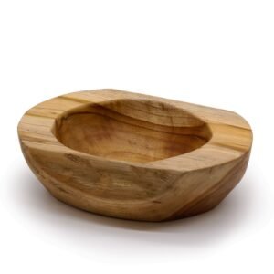 Organic Centerpiece Teak Serving Bowl Large