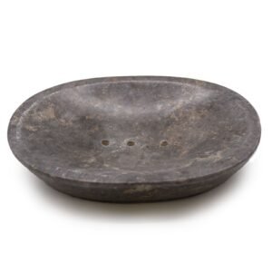 Balanced Stone Soap Dish Grey Marble