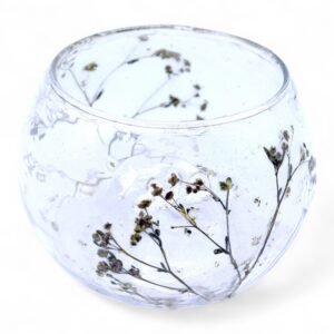 Calming Glow Bowl Candle Holder Margarita
