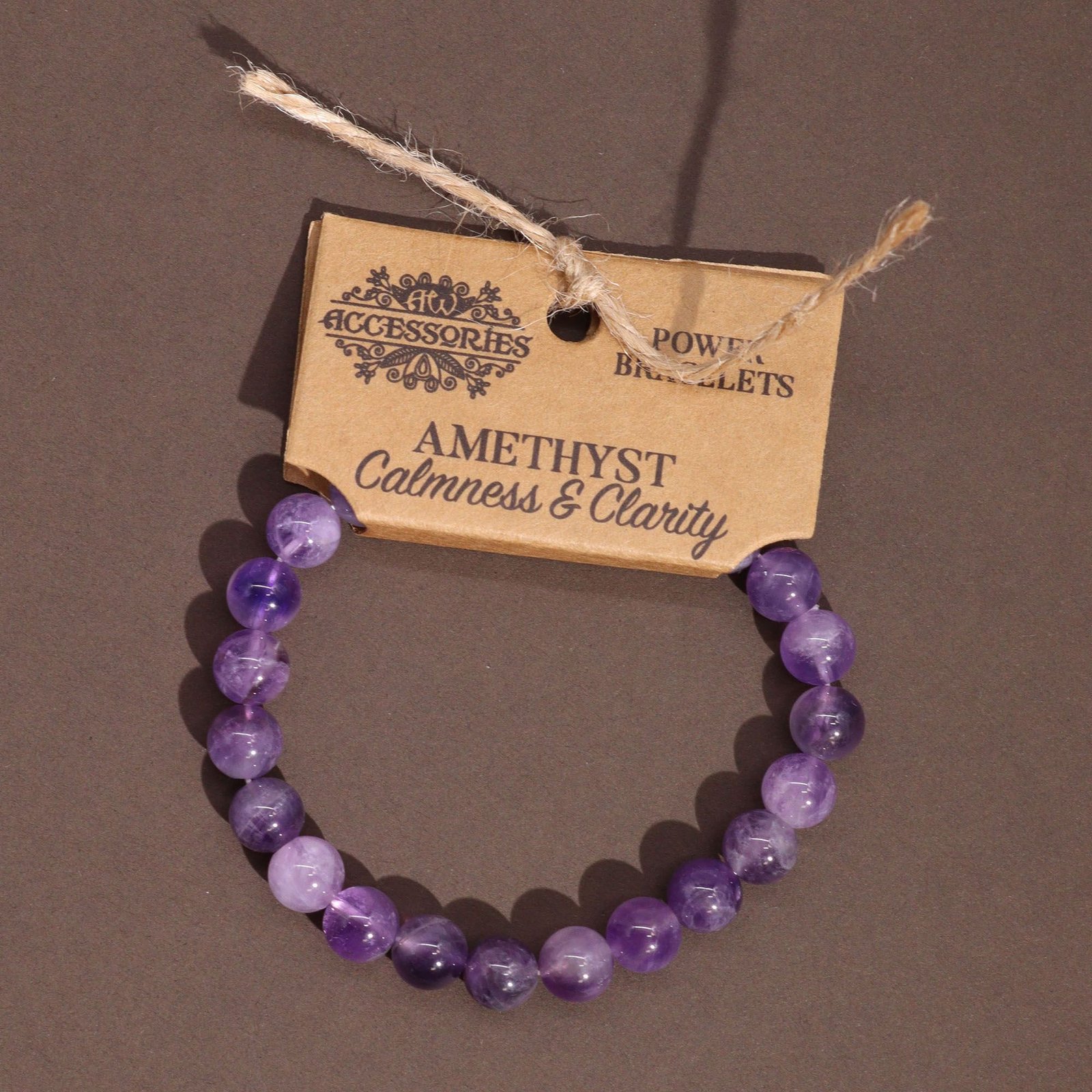 calming energy power bracelet amethyst Calming Energy Power Bracelet Amethyst - Image 2