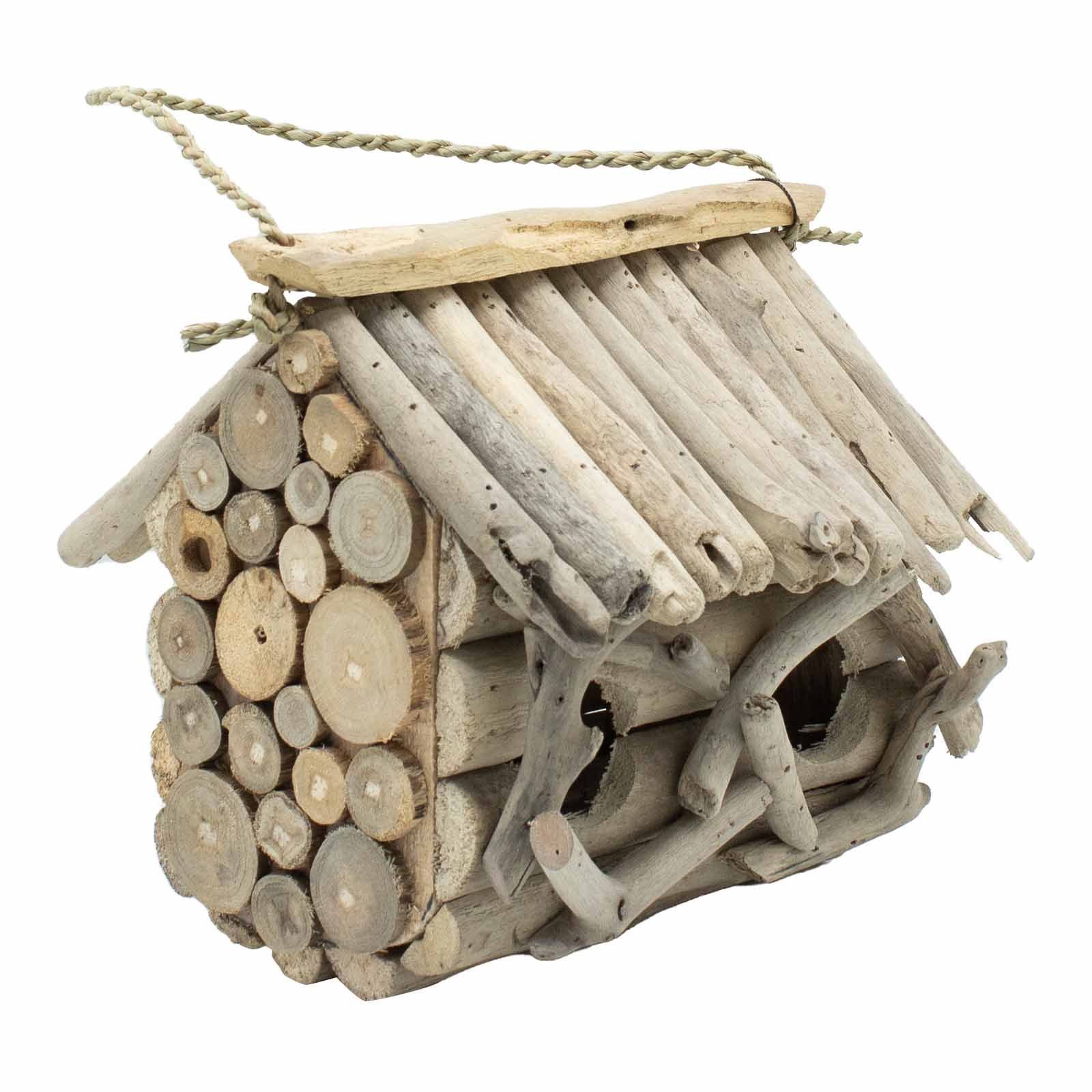 rustic retreat driftwood double birdhouse Rustic Retreat Driftwood Double Birdhouse - Image 2