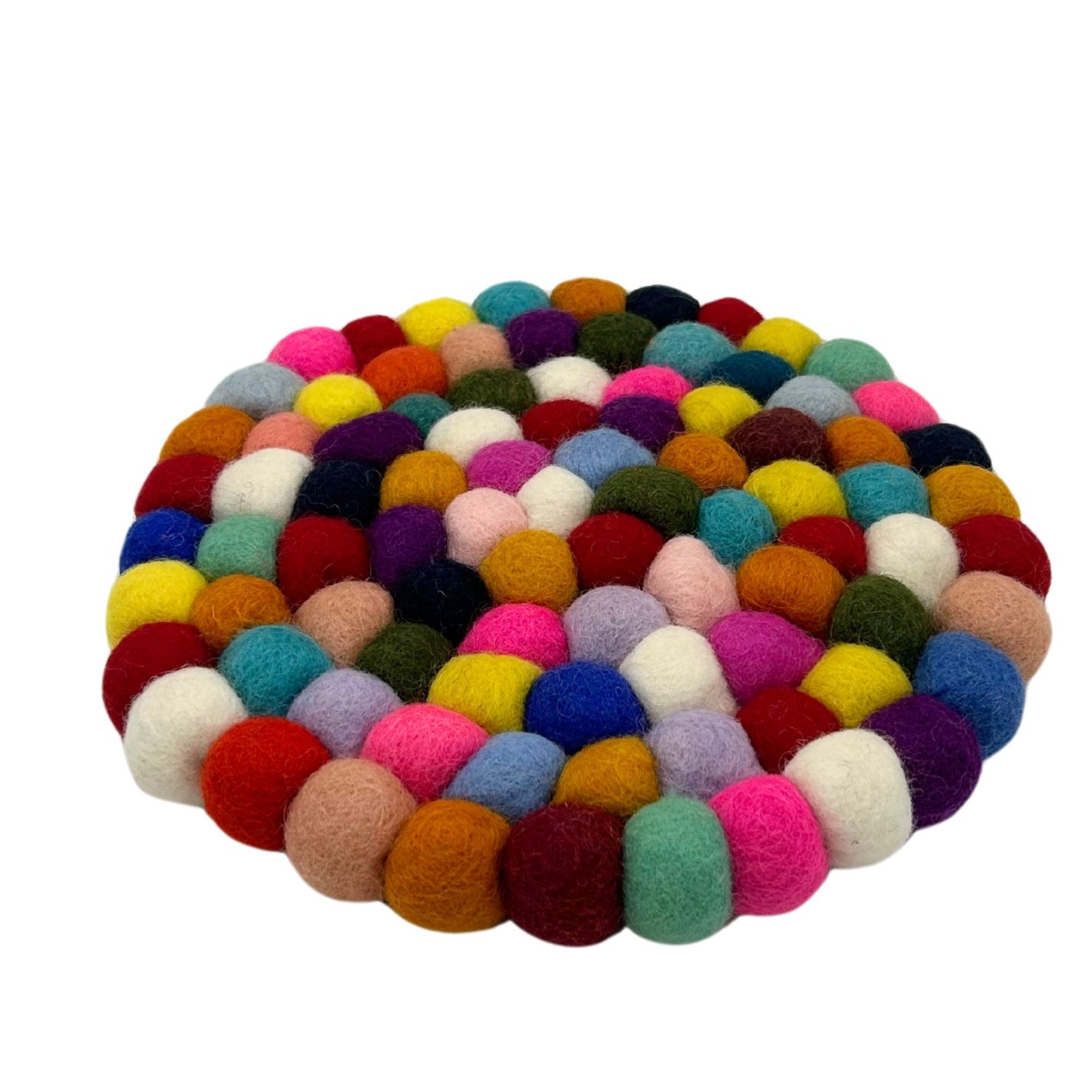 joyful heat-protecting round wool felt trivet Joyful Heat-Protecting Round Wool Felt Trivet - Image 3