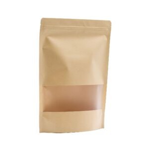 Natural Display Gift Bags Kraft Window