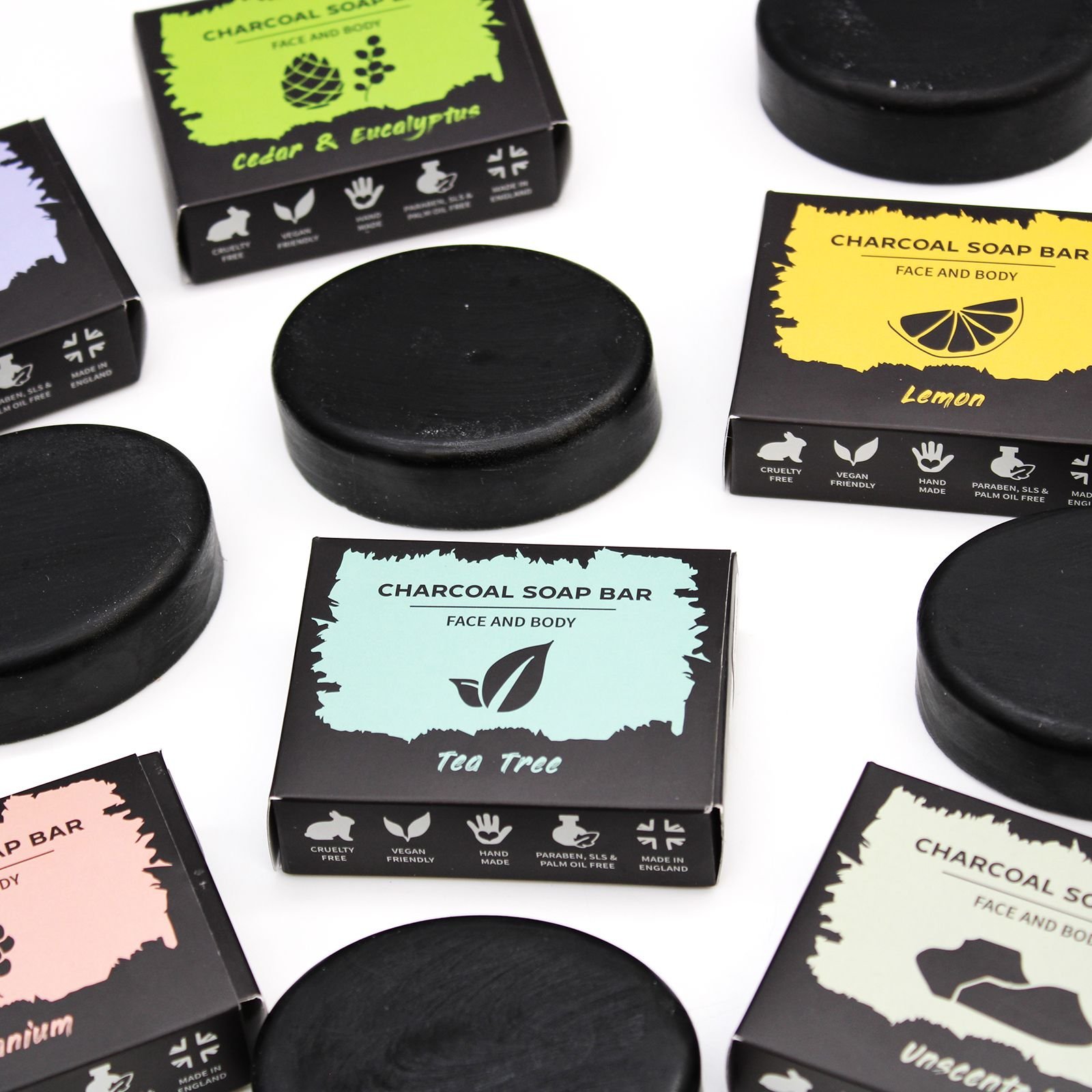 revitalising charcoal face body soap eucalyptus cedar Revitalising Charcoal Face Body Soap Eucalyptus Cedar