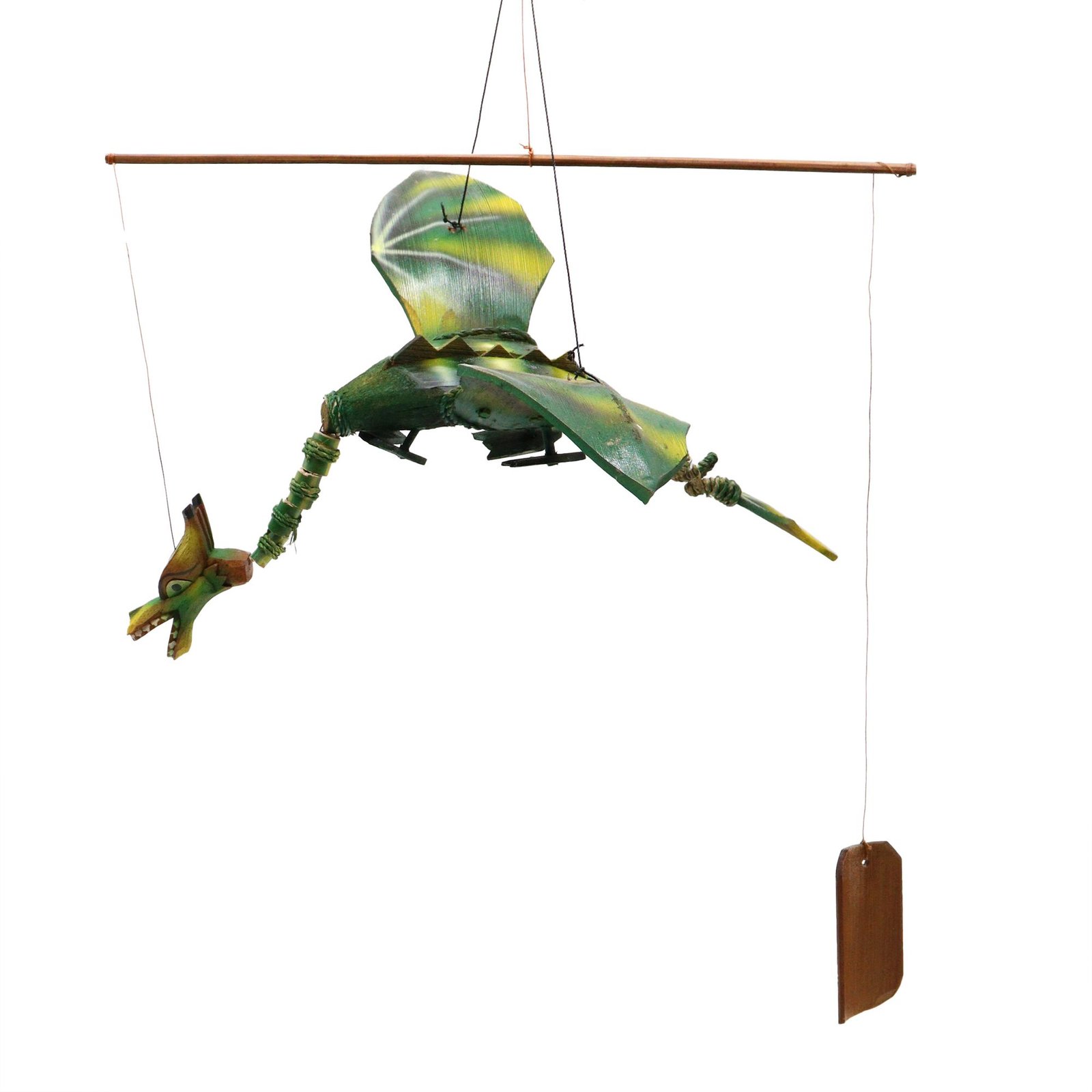 whimsical garden dragon mobile green coconut Whimsical Garden Dragon Mobile Green Coconut