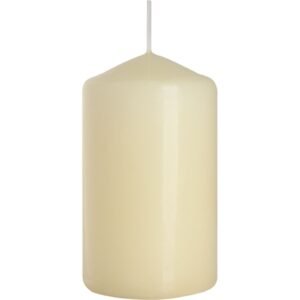 Serene Glow Unscented Pillar Candle Ivory 60x100