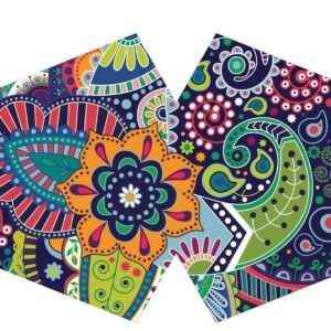 Comfort Breathable Face Cover Funky Swirls