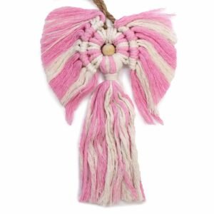 Gentle Guardian Macrame Angel Baby Girl