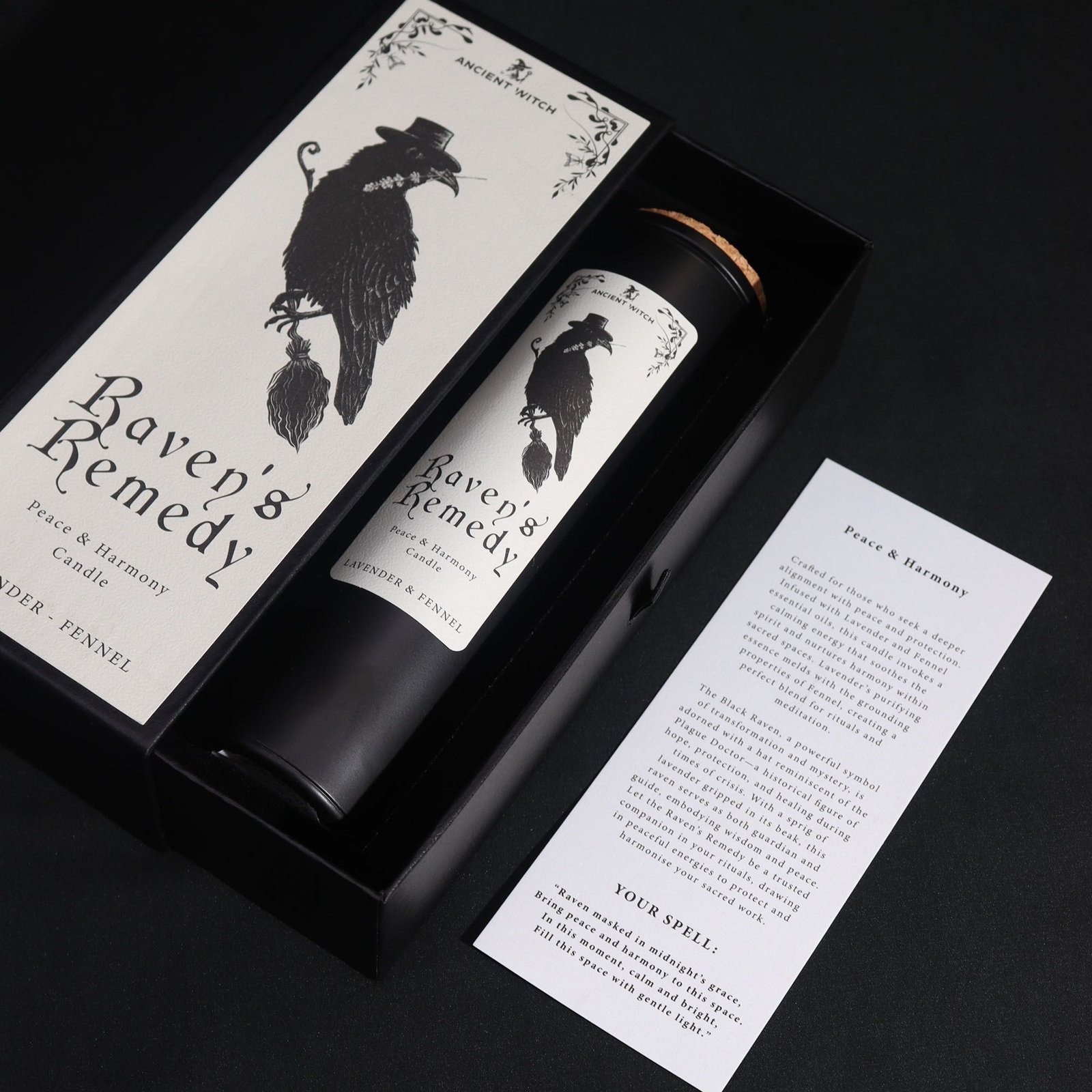 soothing ritual candle ravens remedy lavender Soothing Ritual Candle Ravens Remedy Lavender - Image 4