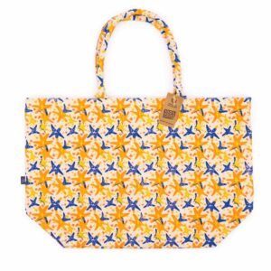 Ocean Spirit Oversized Cotton Starfish Bag