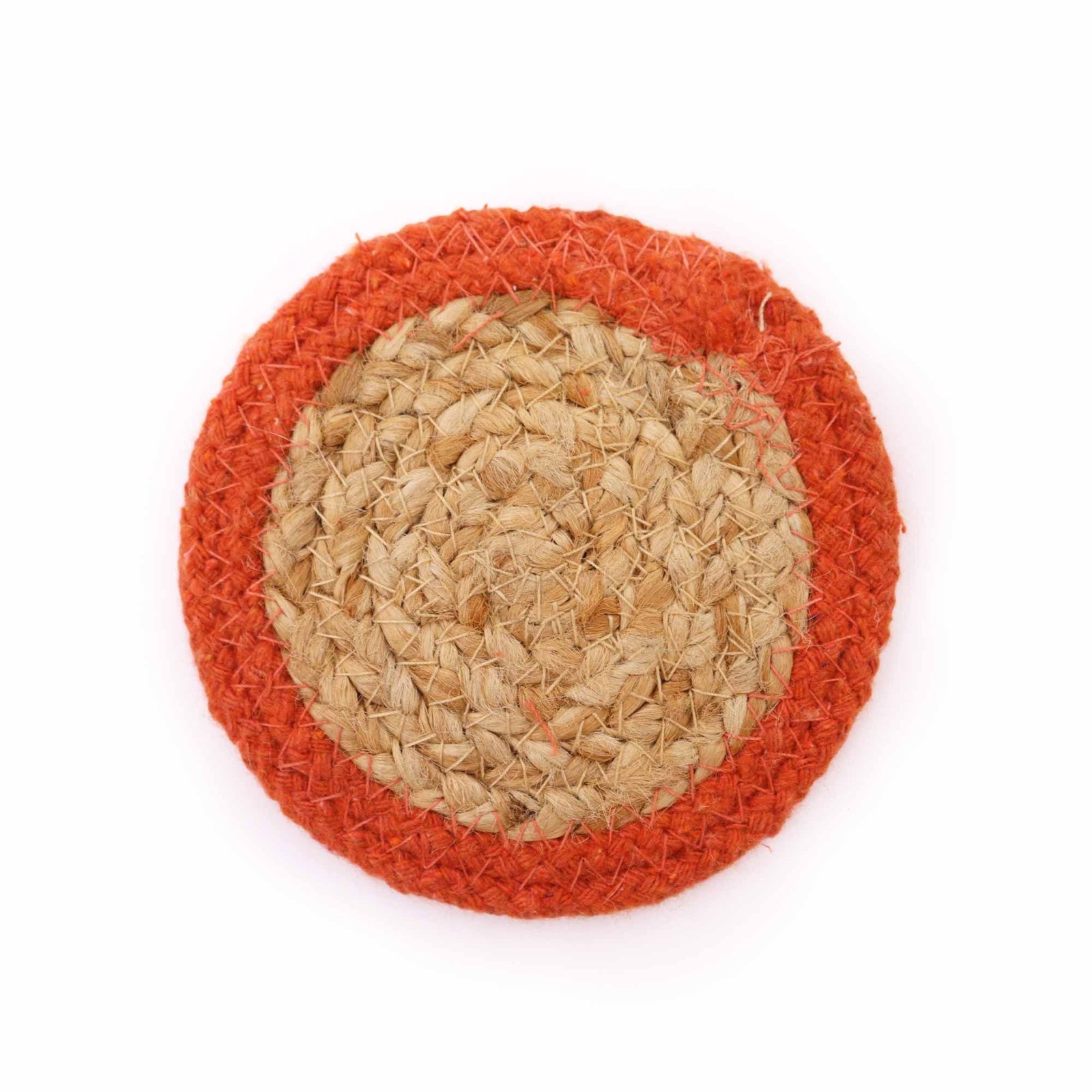 warm boho coaster set jute cotton clay Warm Boho Coaster Set Jute Cotton Clay
