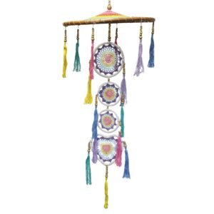 Dream Protection Large Pastel Rainbow Dreamcatcher