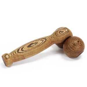 Soothing Wooden Hand Ball Massage Roller