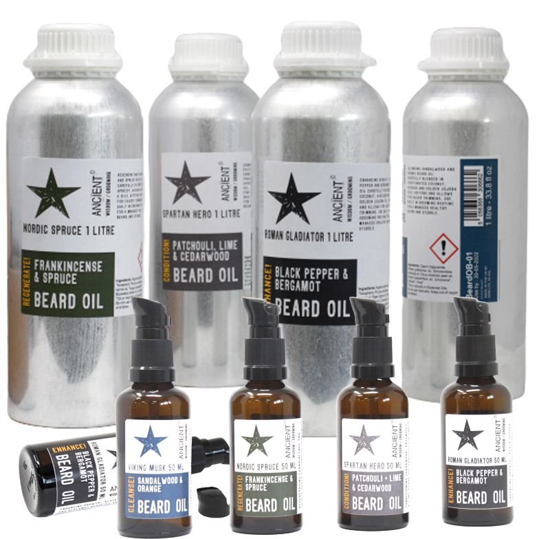 purifying beard oil with orange & sandalwood Purifying Beard Oil with Orange & Sandalwood - Image 4