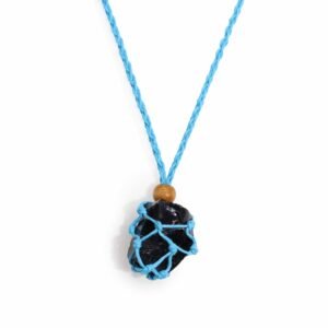 Versatile Crystal Necklace Cord Soft Blue