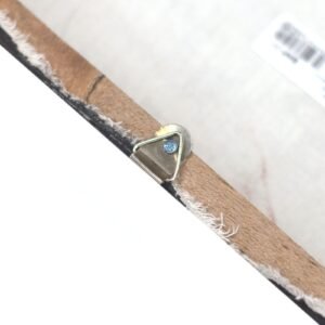 Harmonising Buddha Canvas Wall Art Blue Brocade