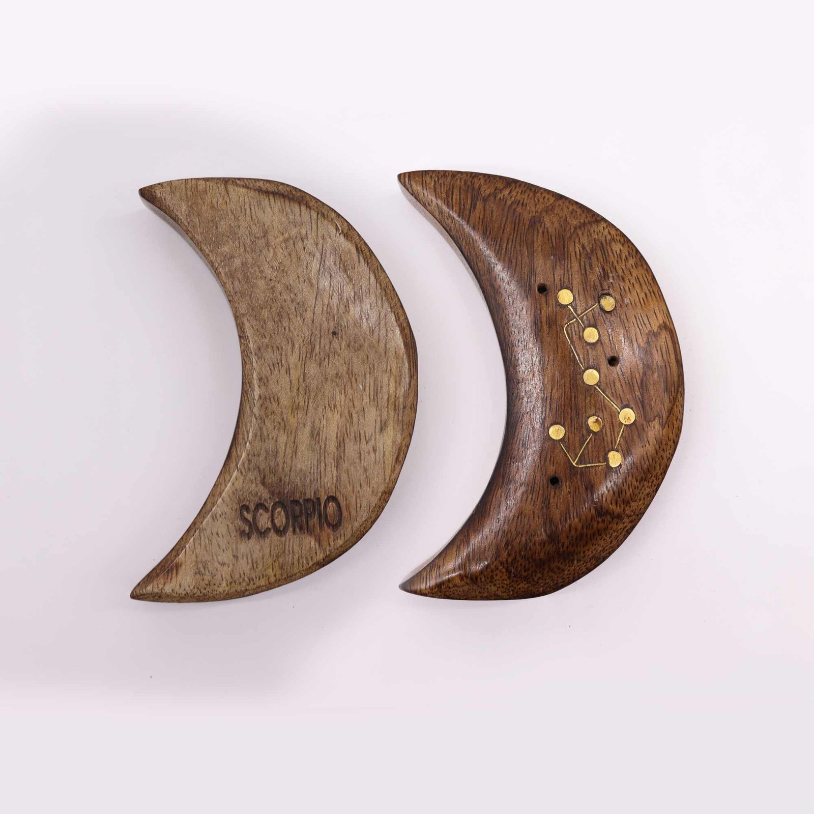 celestial moon zodiac brass incense burner set Celestial Moon Zodiac Brass Incense Burner Set - Image 9