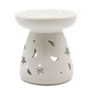 Lunar Tranquillity Large White Oil Burner