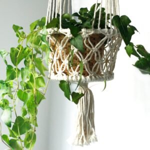 Layered Hanging Plant Holder Double Macramé