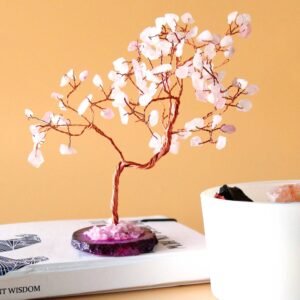 Radiant Love Gemstone Tree Rose Quartz