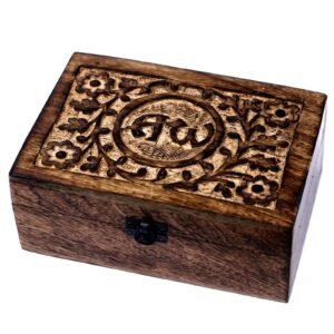 Classic Aromatherapy Storage Box Mango Wood 24