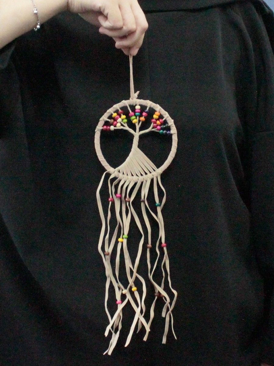 soothing dreams macramé dreamcatcher tree of life 12cm Soothing Dreams Macramé Dreamcatcher Tree of Life 12cm - Image 8