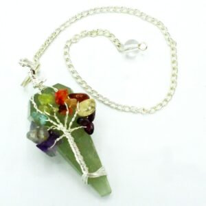 Prosperity Flow Pendulum Seven Chakra Aventurine