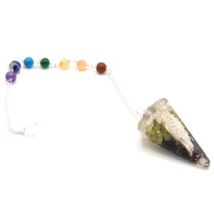Angelic Guidance Orgonite Chakra Pendulum Wing